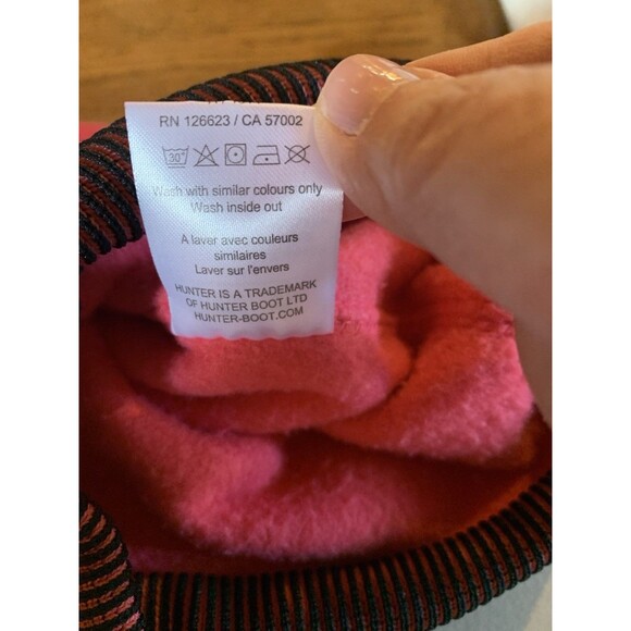 New In Box $50 Hunter Boots Ribbed Original Tall Boot Socks Large (US 8-10) Pink - Picture 7 of 11